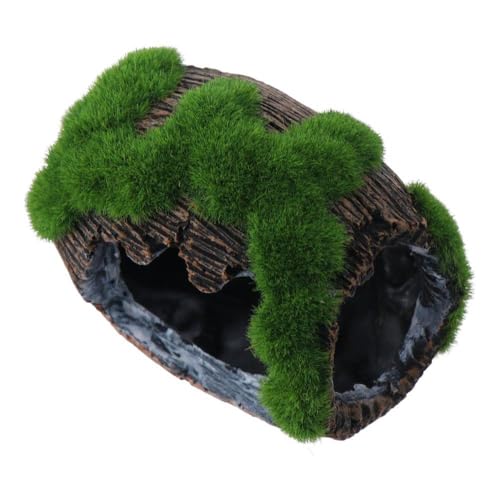 Fish Hiding Cave Fish Tank Ornaments Decorations Cask Broken Barrel for Tank Fish Cave Hide 8.5x6.5x7 cm