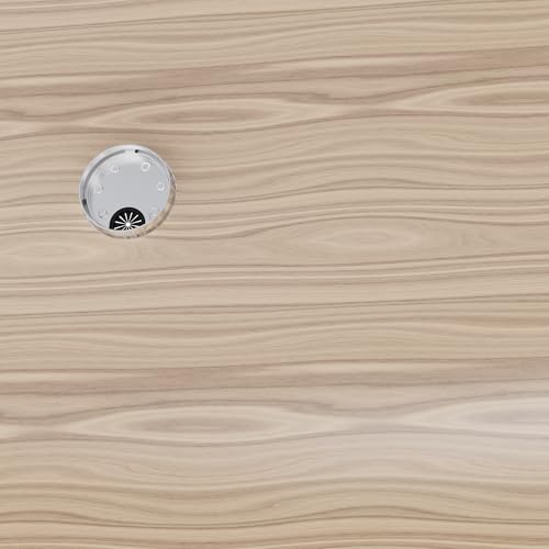 Desk Grommet 2-1/8 Inch 53mm, Zinc Alloy Computer Desk Wire Hole Cover, Office Desktop Cord Cable Hole Metal Ring, Brushed Silver - size: 2-1/8" Brushed Silver