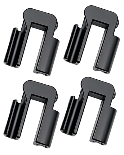 4 Packs Aquarium Air Pump Accessories,Cord Organizer Clips for Fish Tank Air Hose, USB Cables, Lighting Wire Indoor/Outdoor Wire Management (Black) - color: Black