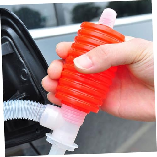 Levemolo 2 Pcs Manual Gas Siphon Hose Pump for Car Fuel Transfer Hand-operated Oil Siphon Tube with Fast Suction Multiuse Fluid Transfer Pump for Oil Change