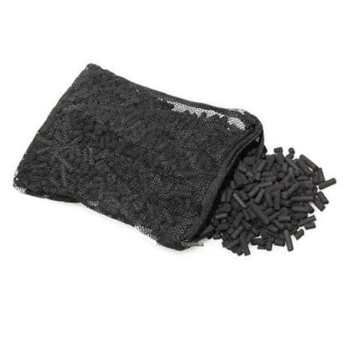 Wave Point 5 lbs Premium Virgin Activated Carbon Charcoal Pellets in 5 Filter Media Bags (Free) for Aquarium Fish Tanks Koi Pond Canister Filter Reef Filters, Air Filter & AC, Total 5 lbs (1 Gallon)