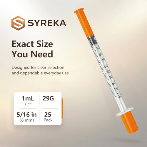 1ml 29G 5/16 Inch, Lab Tools Supplies, Individual Package 25 Pack - size: 1ml-29G-5/16", style: 25 Pack