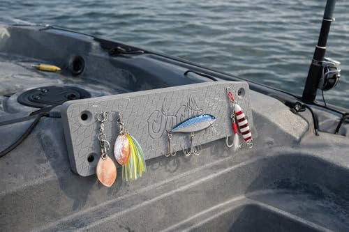 Juju Fishing Magnet | Oversized Magnet for Fishing Magnetic Tackle Storage, Lures, Pliers, Gun Holder | Used on Boats, Filet Table, Trucks (Gray) - color: Gray