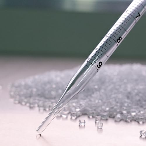 PEKYBIO Polystyrene Serological Pipettes Individually Wrapped Sterile Plastic Graduated Pipette 1ml, Pack of 100 - size: 1ML