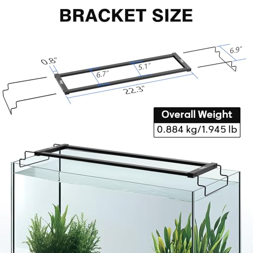 hygger Aquarium Chillers Fan Holder (for HG-051), Suitable for Multiple Fans, Other Models of Clip Products, Medium Large Freshwater Saltwater FishTanks