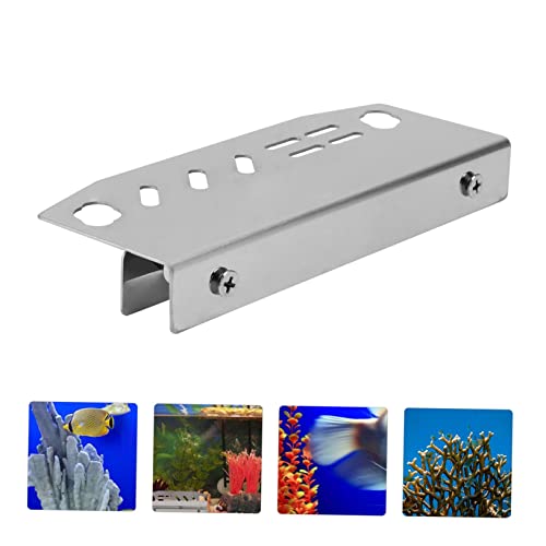 Yardwe 1Pc Aquarium Tool Holder for Fish Tank Cleaning Storage Rack for Scissors Tweezers and Scrapers Lightweight and Easy to Install
