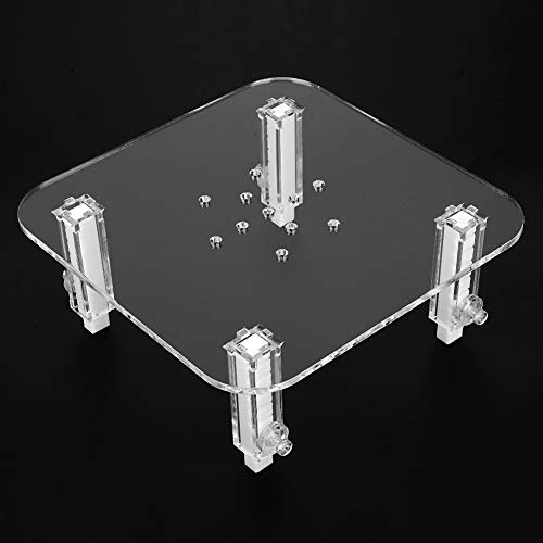 Protein Skimmer Stand, Transparent Protein Separator Bracket Adjustable Height Acrylic Protein Skimmer Bracket Protein Separator Heightening Accessories for Aquarium Fish Tank - size: Large