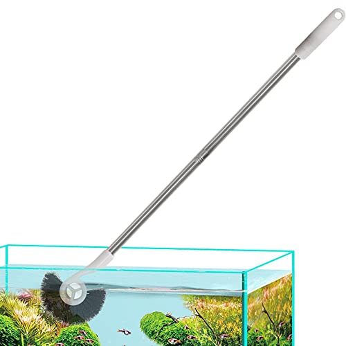 Fish Tank Cleaning Brush - Long Handle Aquarium Cleaning Tool | Aquarium Algae Scrapers Long Handle Cleaner for Fish Tank Glass - color: 90cm