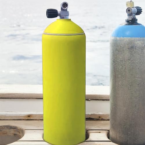 kowaku Scuba Diving Tank Cover Neoprene Dive Cylinder Sleeve Dive Tank Protective Cover - color: Yellow