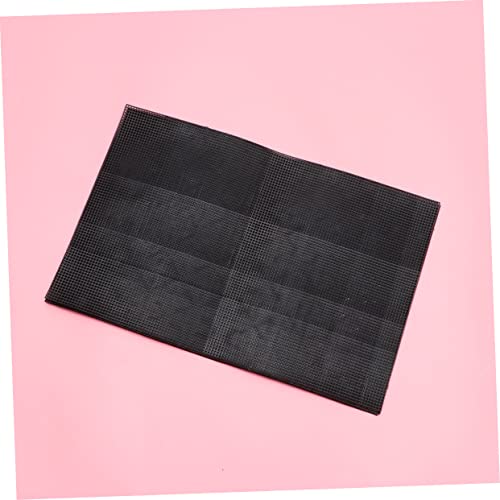 Veemoon 5pcs Plastic Mesh Grid for Fish Tanks Flexible and Cuttable Black Mesh for Crafting Aquarium Dividers and Breeding