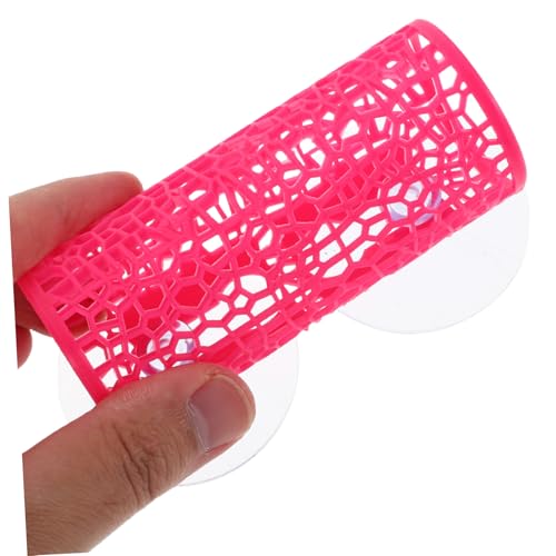 WOONEKY 2pcs Betta Fish Cave Tunnel Durable Plastic Aquarium Hideout Decor for Fish and Shrimp Easy to Install Underwater Resting Tube