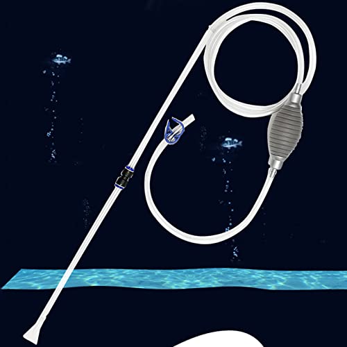 Yuly Aquarium Water Change Kit Fish for Tank Mini Siphon Gravels Vacuum Cleaner with Long Hose Small Tanks Maintenance Tool Gravel Cleaner for Aquarium