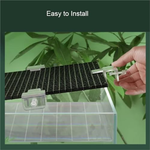 Aquarium lid Clips 8pcs Aquarium Anti Jump Cover Plate Fixed Clip Acrylic Aquarium Plate Holder Mount Bracket Fish Tank Cover Clamp Accessories