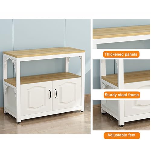 Ornate Aquarium Stand with Storage - Heavy-Duty Fish Tank Base for 30-65 Gallon Tanks, Open Shelf for Decor, Pet Supplies Organizer(White,60x40x70cm/24x16x27.5") - color: White, size: 60x40x70cm/24x16x27.5"