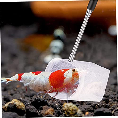 KOMBIUDA 2pcs Round Fish Tank Dip Net Telescopic Fishing Net for Aquariums Compact Design for Easy Storage for Home Fish Culture and Outdoor Use Random
