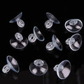 Transparent Aquarium Suction Cup Holders, 10 Pack, for Fish Tank Tubing, Pumps and Filters
