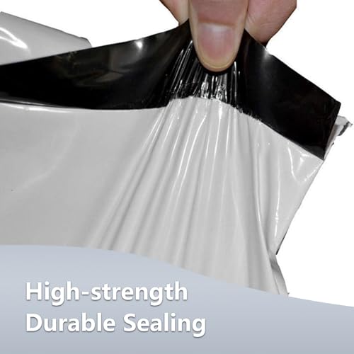 9527 Product Poly Mailers Envelopes Shipping Bags Self Sealing,100 Bags,10x13 inches,2.5 Mil (White) - color: White, size: 10"x13"|100Pcs