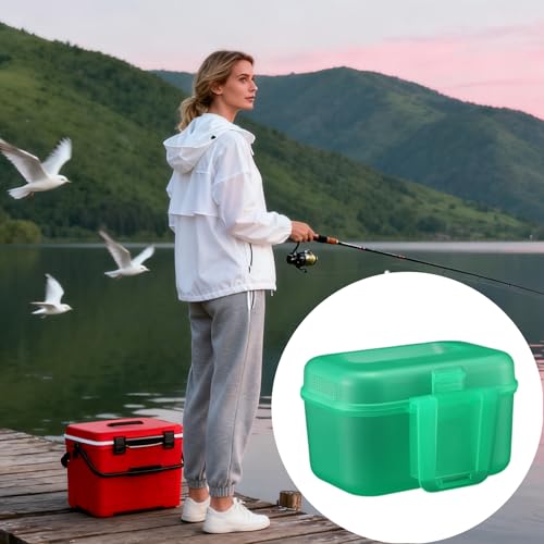 2Pcs Live Baits Container Reliable Portable Breathable Live Bait Bucket Worm Box Fishing Lure Holder for Fishing Activities and Outdoor Recreation