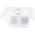 Ruilogod Aquarium Plastic Two Parts Fish Spawn Hatchery Breeder Case Box