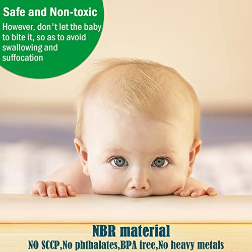 Baby Proof Edge Protectors 2-Pack (8Ft Total) - Ultra-Soft Foam U-Shaped Corner Guards for Table,Desk,Furniture - 4 Colors Safety Bumpers for Sharp Edges Under 2cm(Beige) - color: Beige