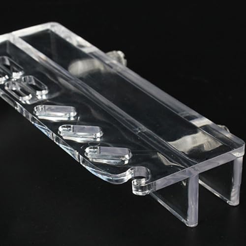 Fish Tank Tool Organizer - Acrylic Aquarium Rack, Transparent Maintenance Stand, Plant Tool Holder, Durablee Water Grass Organizer | Multi-Slot Storage Rack Elegant Display for Scissors, Tweezers