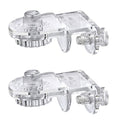 2Pcs Screen Net Holder Fish for Tank Clear Acrylic Mounting Clips Aquarium Cover Clamp Anti-Jump Clip Aquarium Screen Kit Fish Tank Anti Jump