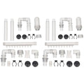 balacoo 2sets Intake Replacement Tube Tank Filter Tubing Fish Plastic Filters Accessories Accessory Aquarium Water Inflow of Professional Canister Parts