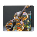 Violin Fish Tank Computer Mouse Pad Anti-Slip Rubber Base Laptop Mouse Mat for Office Computer Mousepad 10 X 12 Inch - color: Violin Fish Tank, size: 12L x 10W inches