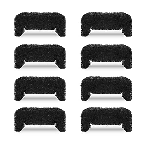 Wonder Creature Cat Fountain Filter, Pre-Filter Sponge Foam for Round and Cubic Stainless Steel Top Cat Fountain, for Crystal and 2L/67oz Pet Fountain, 8 Filters Pack, Pet Water Dispenser Sponge Foam