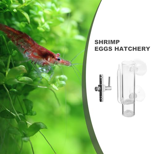 POPETPOP Shrimp Tank Accessories Suction Incubator for Shrimp Eggs Hatchery Box Breeding