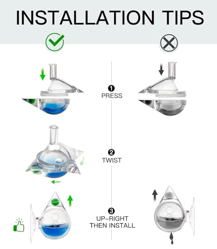 Aquatic CO2 Drop Checker Detachable Tear Drop Shape Without Solution,Upgraded Version - color: Drop checker (Acrylic Upgraded Version)