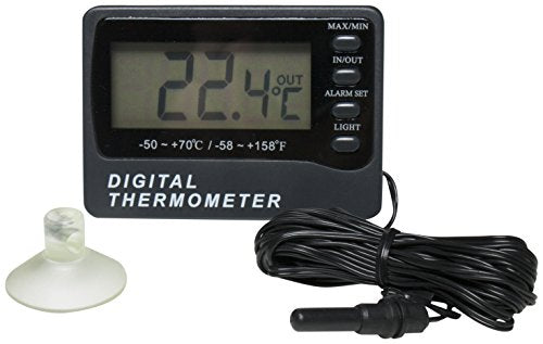 SP Bel-Art, H-B DURAC Calibrated Dual Zone Electronic Thermometer with Waterproof Sensor; -50/70C (-58/158F) External, -10/50C (14/122F) Internal (B60900-0500)