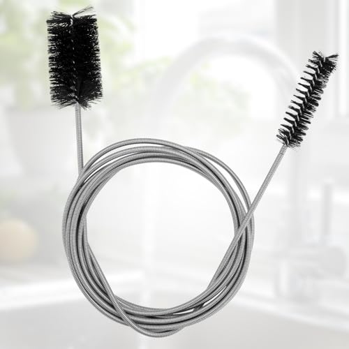 Flexible Tube Brushes, 66.93-Inch Pipe Brushes Hose Cleaning Tool Long Drain Snake Brush Sunroof Drain for Fridge Curved Pipes and Slim Holes Cleaning