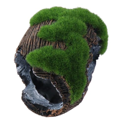 Fish Hiding Cave Fish Tank Ornaments Decorations Cask Broken Barrel for Tank Fish Cave Hide 8.5x6.5x7 cm