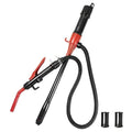 Liquid Transfer Pump, 3GPM 18L/MIN for Gasoline Diesel Water Oil, 10ft Hose with Auto-Stop Nozzle, Operated for Cars, Boats, RV, Drums