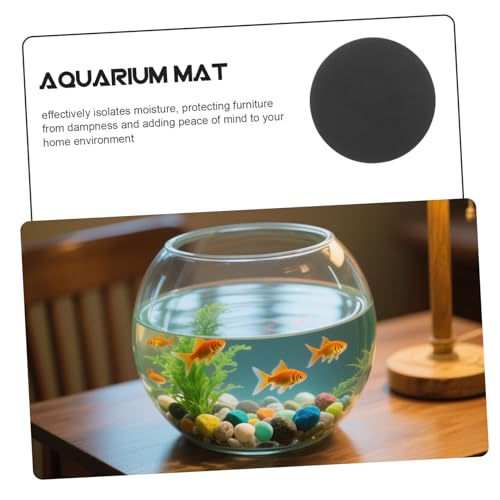 TOYANDONA Non Slip Fish Tank Mat for Under Tank Support Easy to Clean Bottom Mat for Reptile Terrariums and Household Use - size: 15.00X15.00X1.00CM