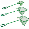 3PCS Aquarium Fish Net Fine Mesh Net Quick Catch Nets Nylon Fishing Nets with Long Plastic Handle for Fish Tank, Green, 3in 4in 6in - style: Classic