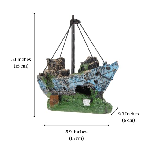 SunGrow Shipwreck for Betta Fish