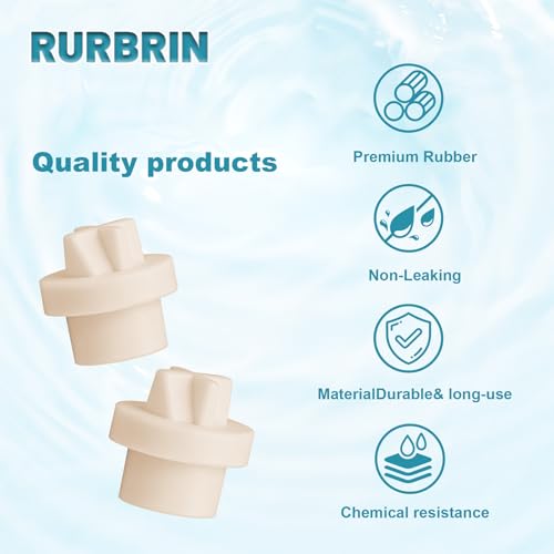 MCCVDB0 Duckbill Check Valve Replacement for Stenner Pumps 45/85/100/170 Series, Compatible with Peristaltic Chlorine Pump & Chlorinator & MCCP202 Tube - 15 Pack - size: 15 pieces