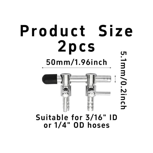 Aquarium Air Pump Splitter Control Valve - size: 2-Way