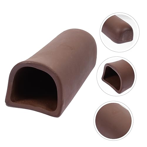 Fish Tank Tunnel Hideaway Unique Aquarium Shelter for Shrimp Fish Decorative Breeding Tube for Fun Safe Freshwater Tanks