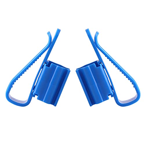 Adjustable Fish Tank Hose Clip 2Pcs, Plastic Water Pipe Tube Clamp, Universal Hose Holder for Aquarium, Bucket, Sink and Plumbing Applications