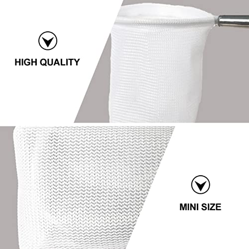 6pcs Fishing Net for Aquarium Telescopic Rod Square Shrimp Net Fish Tank Mesh Extendable Fish Style