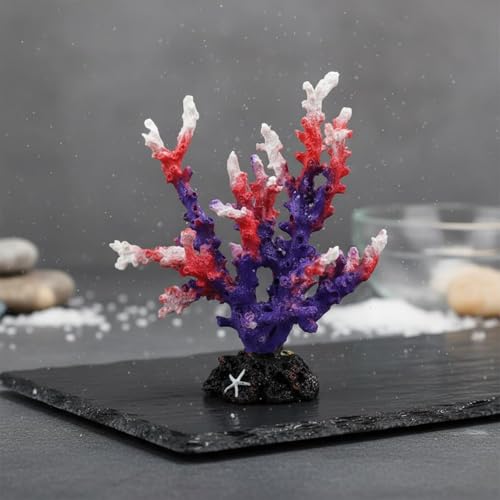 Resin Coral Aquarium Ornament Resistant Aquarium Decoration Artificial Coral Formation Decoration