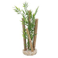 Aqua Décor Small Bamboo 23cm Artificial Aquarium Plant with Weighted Base for Easy Planting and Display