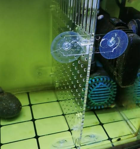 Acrylic Fish Tank Divider, Transparent Aquarium Partition for Optimal Fish Separation, Baffle Plate Cover for Tank Organization (35x65cm/13.7x25.5in) - size: 35x65cm/13.7x25.5in