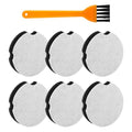 6pcs Compact Filter for Bissell Electric Compact Vacuum, Washable & Reusable Vacuum Filter Replacement with Cleaning Brush Compare to Part #1604896/160-4896