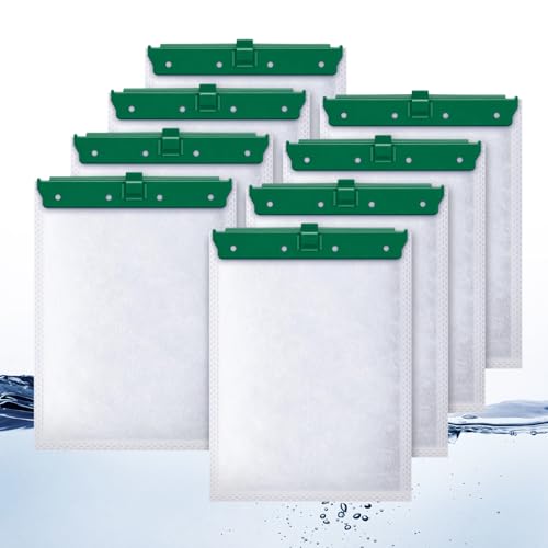 8 Count Medium Filter Cartridges Compatible with Whisper Bio Bag Filters, Large Aquarium Filter Cartridge for Whisper 10i/IQ10/PF10 and Repto Filter 90 GPH - size: M-8Pack