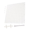 TOYANDONA 1 Set Durable Fish Tank Divider Mixed Breeding Isolation Panel with Suction Cups Cable Ties for Aquarium Supplies Enhances Fish Survival Rate Isolates Aggressive Species