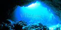 Aquarium Background Poster Under Water Cave Sunlight Fish Tank Backdrop Decorations PVC Fish Tank Background (30" x 12"/ 76 x 30cm) - size: 30" x 12"/ 76 x 30cm
